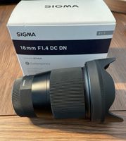 Sigma 16mm F1,4 Objektiv für Sony-E Nordrhein-Westfalen - Bad Honnef Vorschau