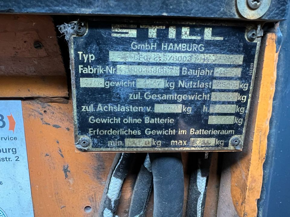 Hilfe mit defektem Elektro Gabelstapler von Still in Weinbach