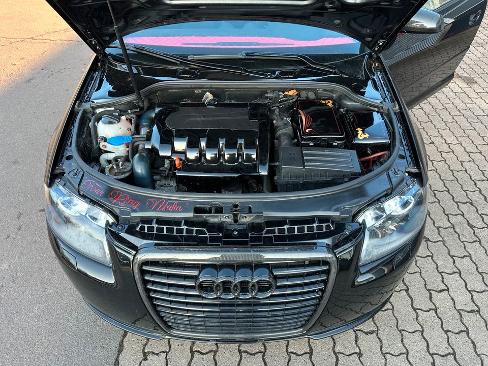 Audi A3 8P Showcar Hifi Umbau Carbon Alcantara Sline in Stadthagen