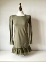 Zara Kleid olivgrün Tüll Bund Langarm Kleid 13 -14 164 XS Bayern - Ustersbach Vorschau
