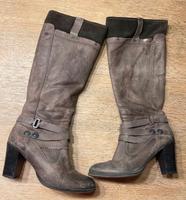 38 Tamaris Stiefel Lederstiefel braun Bayern - Selb Vorschau