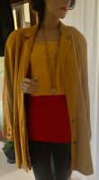 Vintage Lederjacke Damen, Kurzmantel, Wildleder Goldgelb  Gr 40 Aubing-Lochhausen-Langwied - Aubing Vorschau