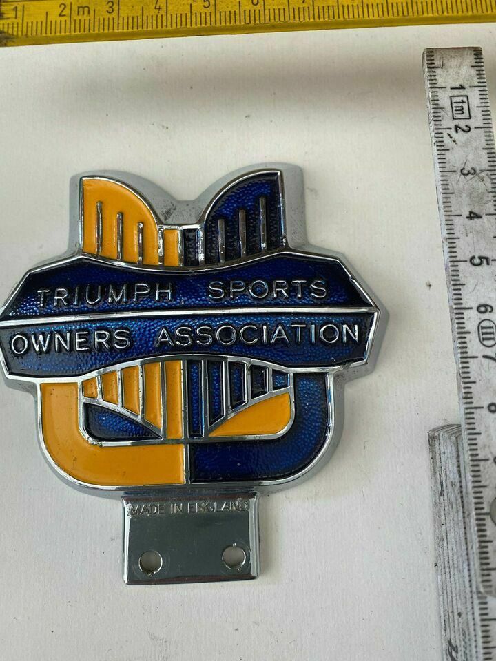 TSOC Triumph Sports Owners Association Original Car Badge in Frankfurt am Main