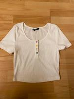 Shein kurzes T-Shirt Gr.XS Damen teenager weiß Hessen - Egelsbach Vorschau