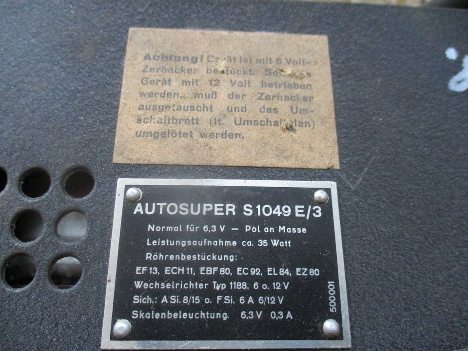 Radio Rudelsburg,für Wartburg W 311, 312, 313,Trabant,Sachsenring in Calau