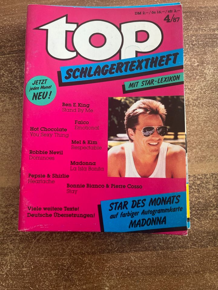 Top Schlagerhefte komplett 1987 in Zell am Harmersbach