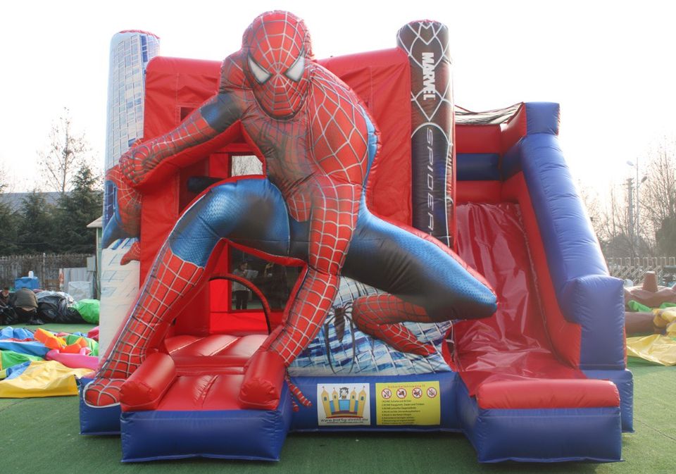 Hüpfburg Spidermann Mieten 5x4m in Duisburg