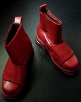 vintage original DIRK BIKKEMBERGS red velcro boots, f/w 1995 Berlin - Pankow Vorschau