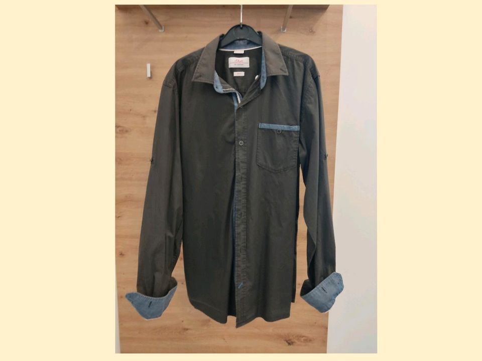 Langarm Hemd #Herren #S.Oliver Gr. M slim fit in Buchen (Odenwald)