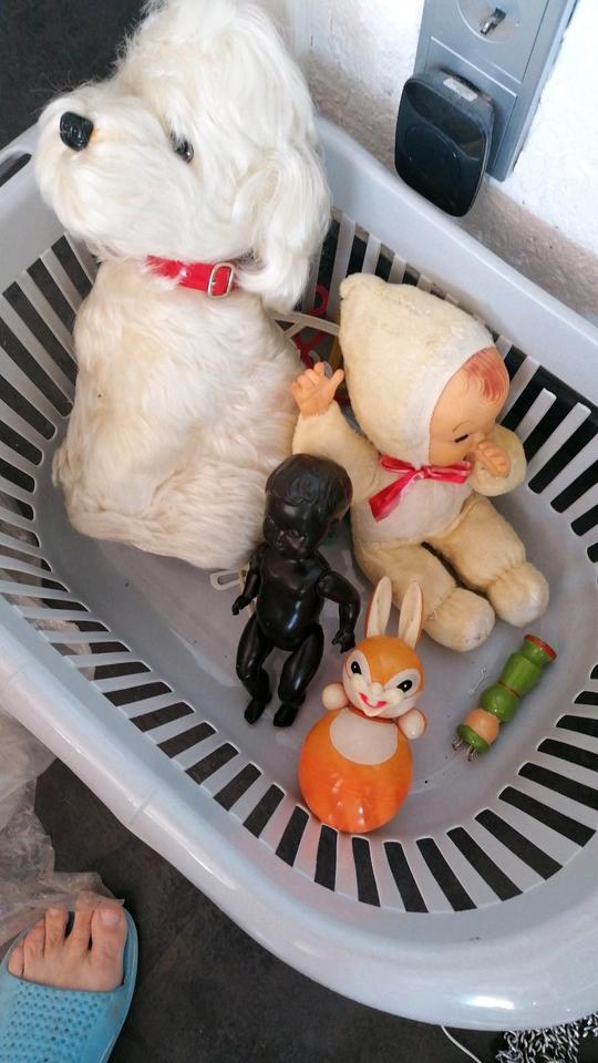 Alte schildgröten Puppen und andere mit viel Kleidung extra in Welschbillig