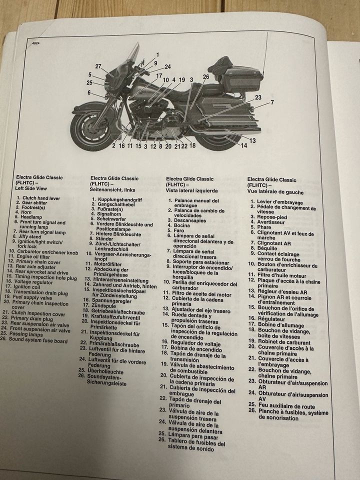 Harley Davidson FL FLHR FX Fahrerhandbuch Reparaturanleitung in Bremen