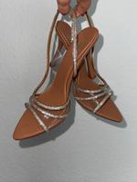 Zara Schuhe mit Absatz mit Glitzer-Details Hochzeitsgast Feier Ge Lindenthal - Köln Sülz Vorschau