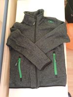 CMP Jungen Fleecejacke Gr. 128 in grau/grün Nordrhein-Westfalen - Marl Vorschau