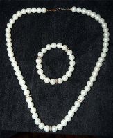 Perlenkette mit Armband – ECHT + Ohrstecker Perle – 49€ Schwerin - Lankow Vorschau