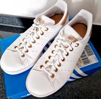 Adidas Stan Smith weiß rosegold Schnurbert weiß Neu Top Trend Nordrhein-Westfalen - Wassenberg Vorschau
