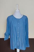 Langarm-Bluse ~ Gr. 50 ~ blau-marinef. Pünktchen ~ Tchibo ~ NEU! Hessen - Schaafheim Vorschau
