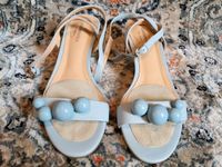 Besondere Hammerstein Riemchen Sandalen in babyblau extravagant Nordrhein-Westfalen - Mülheim (Ruhr) Vorschau