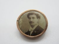 alte Foto Brosche Bild Portrait Mann Jugendstil antik Niedersachsen - Goslar Vorschau