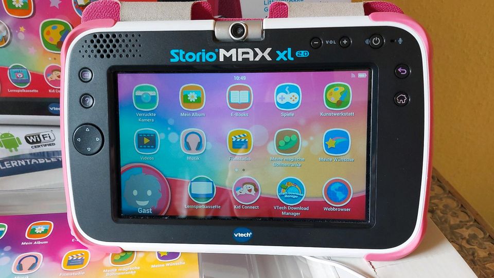 Storio MAX XL 2.0 Mädchentablet, 3 Spiele dafür in Peine