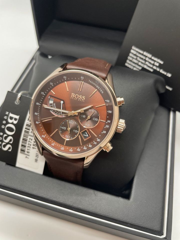 Neue Hugo Boss 1513605 Chronograph Armbanduhr Herrenuhr in München