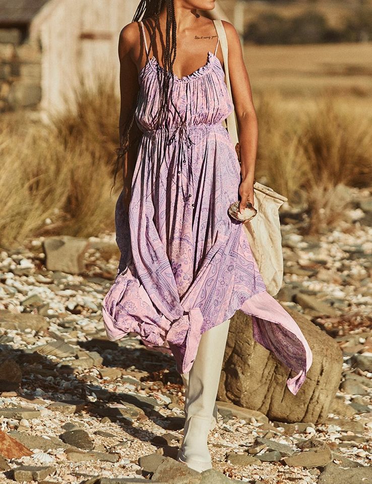 Spell and the Gypsy Kleid Strappy xs s Boho people free floral in Ueckermuende