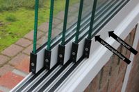 Schiebeelement Glastrennwand Windschutz Glasschiebetür Terrasse. Nordrhein-Westfalen - Grevenbroich Vorschau
