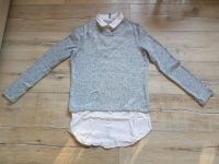 Pullover im Lagenlook, Gr. XS, grau/ weiß Thüringen - Wutha-Farnroda Vorschau