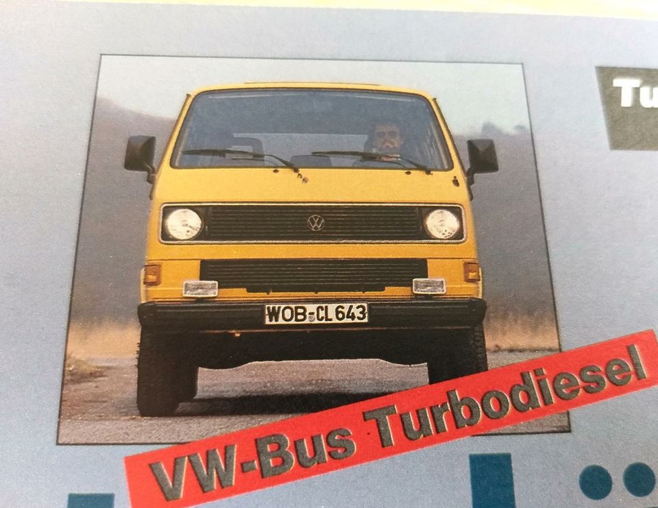 VW Bus T3  Turbodiesel  Test von 1986 in Leverkusen