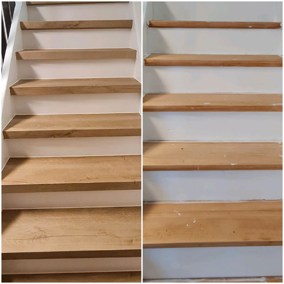 Treppen Renovierung mit vinylboden in Künzelsau