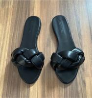 Comma Leder Pantoletten Sandalen Gr. 39 schwarz neuwertig Bayern - Emskirchen Vorschau
