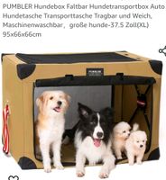 Hundebox faltbar für zu Hause oder Transport im Auto Sachsen - Weinböhla Vorschau