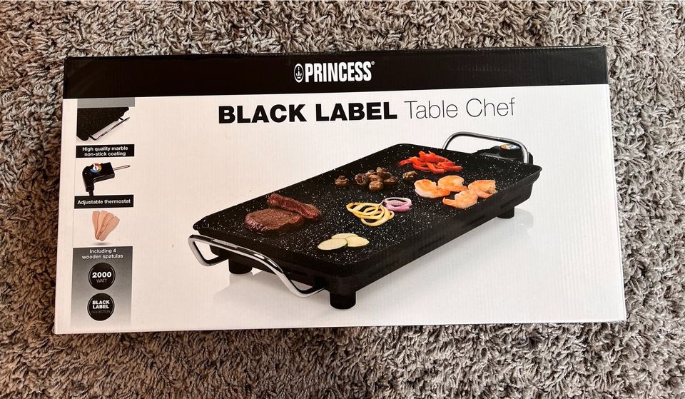 Princess Black Label Table Chef - Tischgrill- *wie neu* in Dörentrup