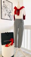 Wie Neu! Gr.34 XS Comma Edle Chino Hose schwarz weiß Jersey Niedersachsen - Peine Vorschau