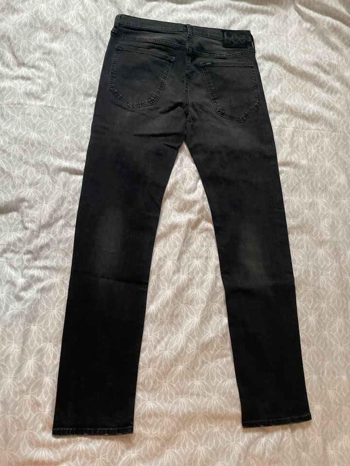 Lee Jeans Hose Schwarz W 31 L 34 Herren Schmal Slim Fell Absatz in Emsdetten