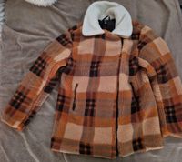 Jacke Teddyjacke kariert braun Gr. 36/38 Bayern - Mantel Vorschau