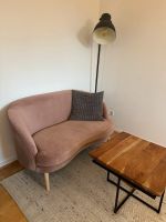 Sofa aus Samt in Rosa München - Bogenhausen Vorschau