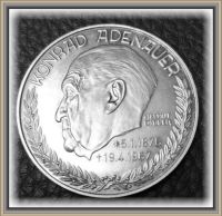 Silber Medaille, Münze In Erinnerung Konrad Adenauer Nordrhein-Westfalen - Bad Laasphe Vorschau