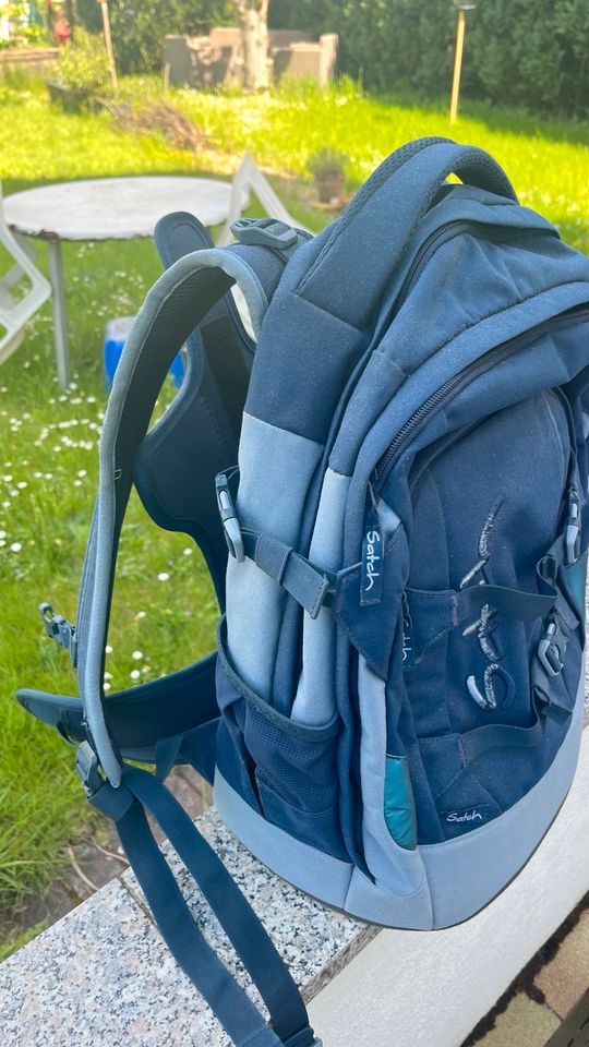 Schulrucksack Satch Kinder, blau, neuwertig in Eppertshausen