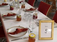 Musselin Servietten leihen, rostrot/Orange Hessen - Fulda Vorschau