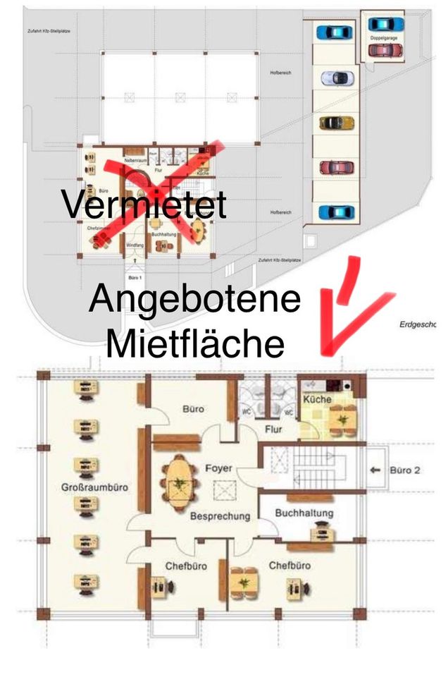 Klimatisierte Büro- mit Lager-/Produktionsflächen in Sindelfingen