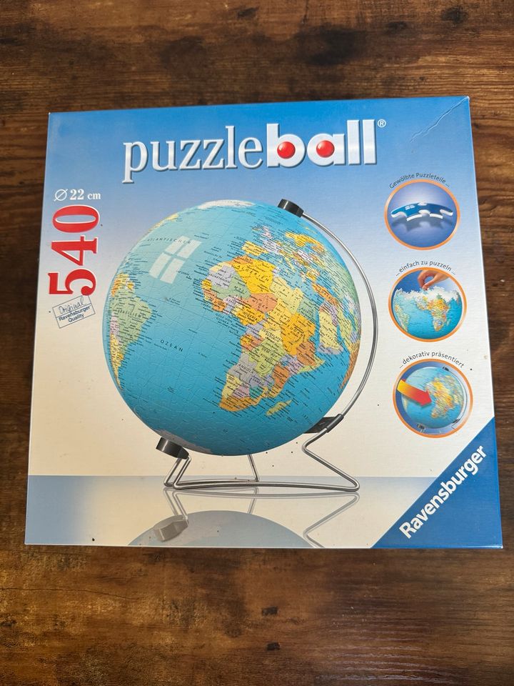 Puzzleball Globus 3D - vollständig in Adelebsen