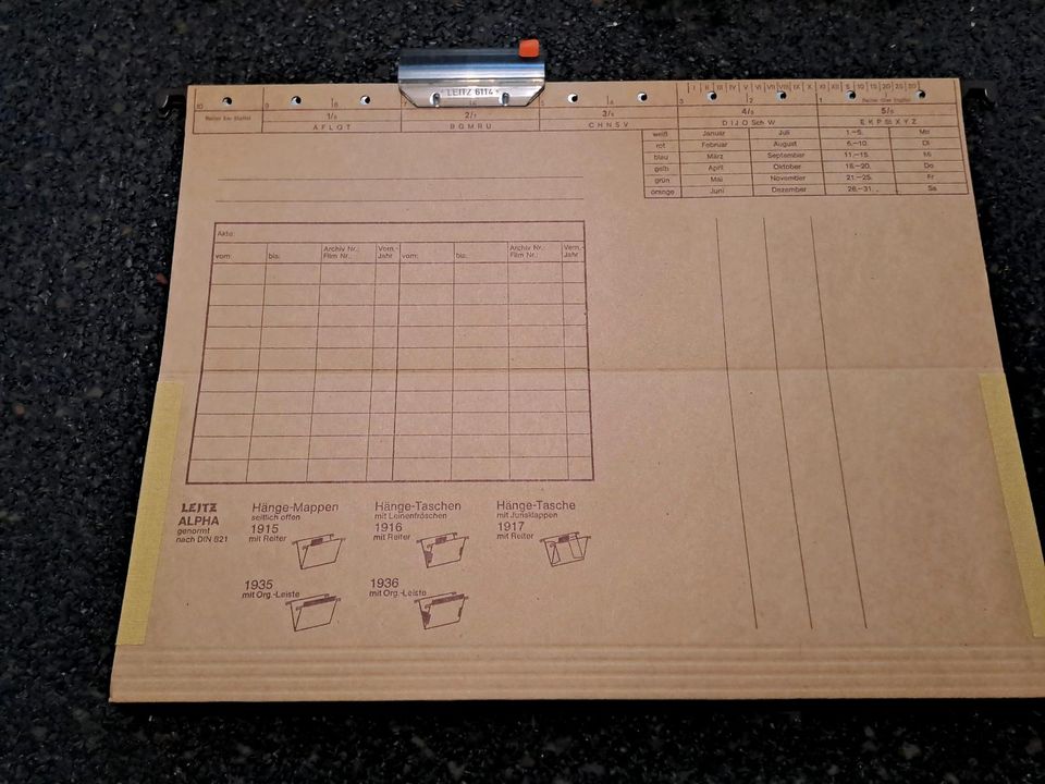 50 Leitz Alpha Büro Hängehefter Mappen in Würzburg