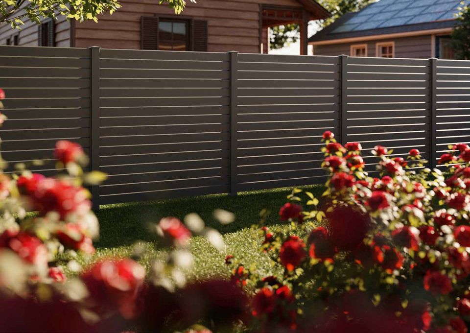 - Aluminium -  Sichtschutz Gartenzaun Sichtschutzzaun in Minden