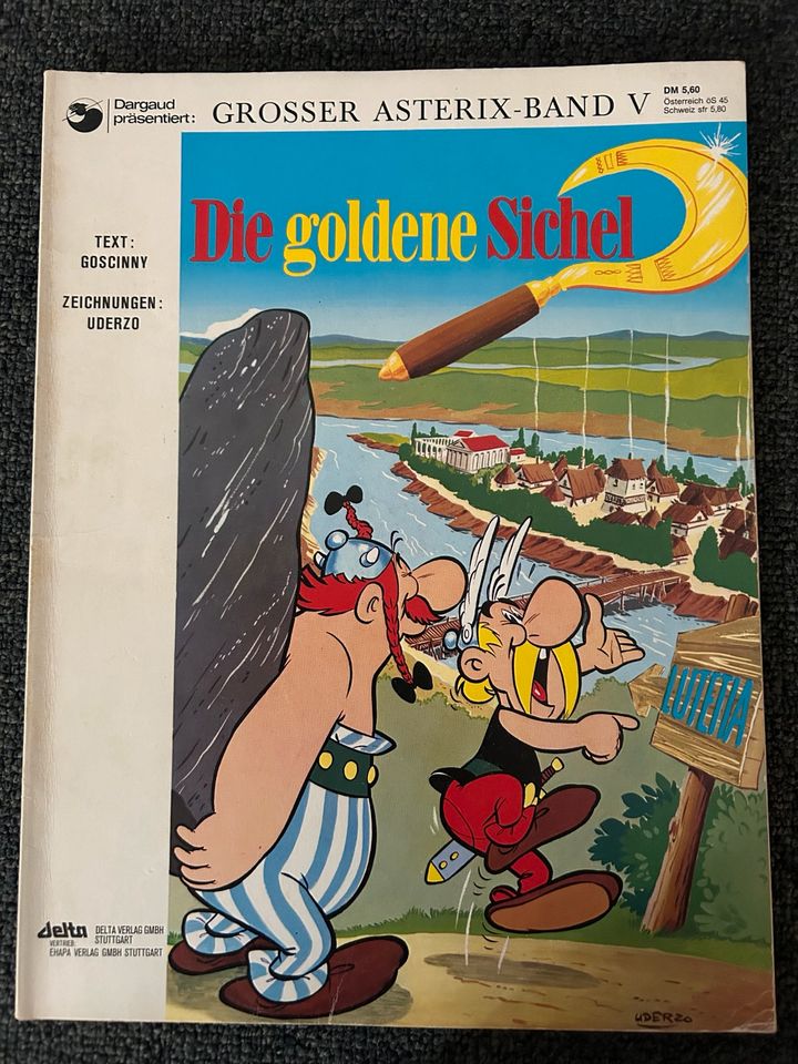 Grosser Asterix Band V Die goldene Sichel 1970 in Berlin