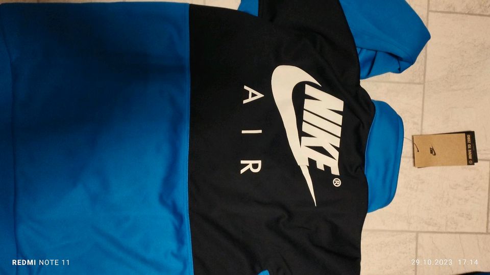 Original Nike Air Kinder Jogginganzug XL blau/schwarz in Kerpen