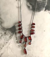 Antik Jugendstil Collier Halskette Silber Karneole? 05€* Hessen - Buseck Vorschau