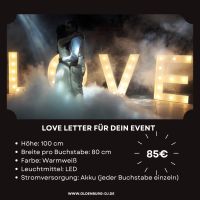 LOVE Letters Vermietung Akku Buchstaben Verleih Hochzeit Antrag Niedersachsen - Oldenburg Vorschau