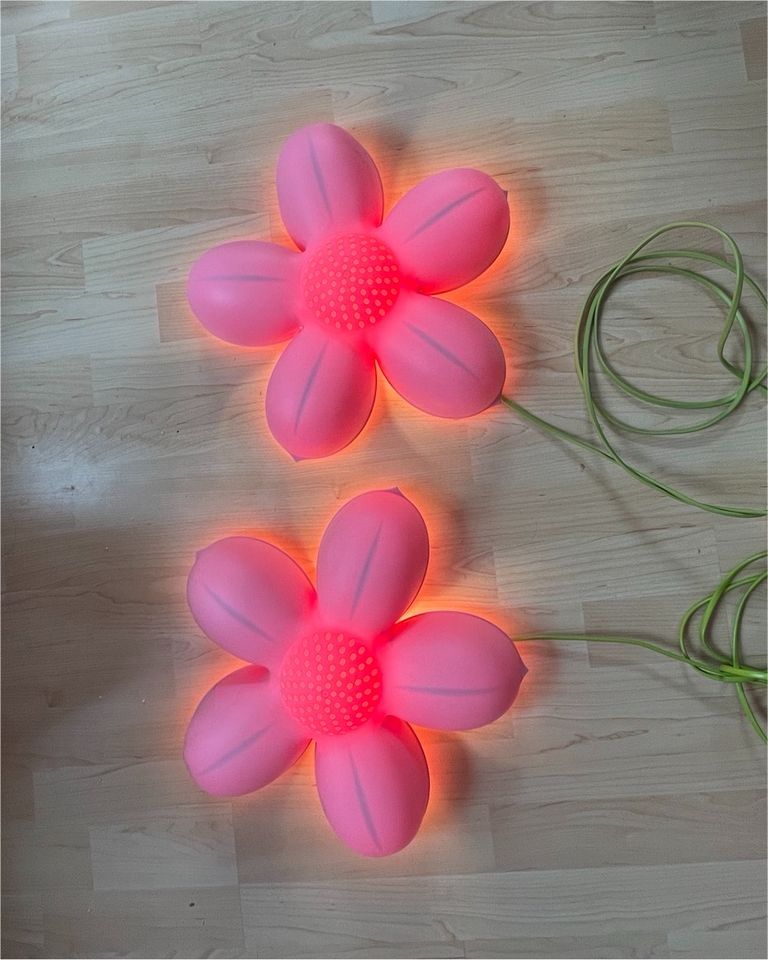 IKEA 2x Wandlampe Smila Blume Rosa in Heuchelheim