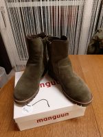 Manguun Leder Booties Stiefeletten Gr.41 khaki top Baden-Württemberg - Beilstein Vorschau