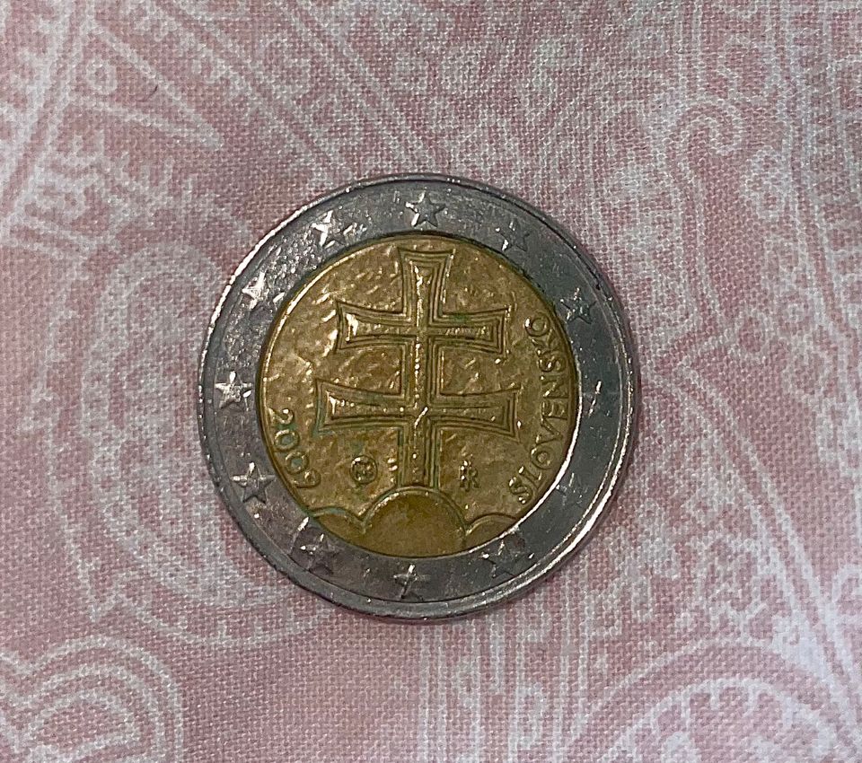 Slovensko 2€ Münze 2009 fehlprägung in Düsseldorf